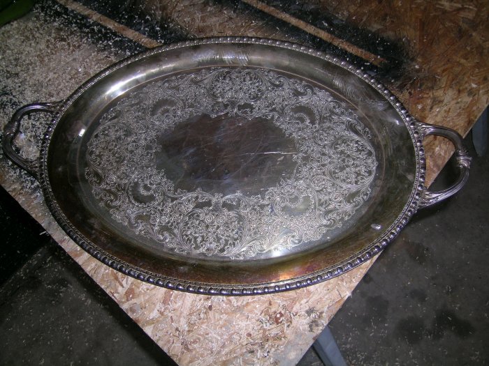 Roger's & Bros 1782 Silver Plate Serving Platter Tray