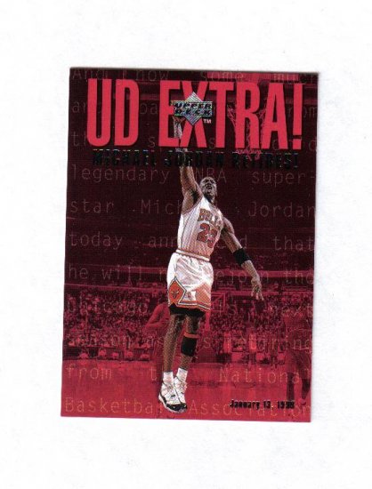 MICHAEL JORDAN 98-99 UPPER DECK UD EXTRA INSERT