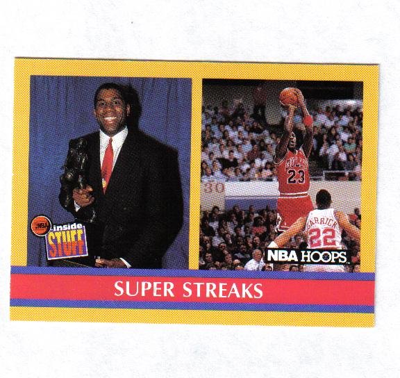 MICHAEL JORDAN / MAGIC JOHNSON 90-91 HOOPS BEHIND THE SCENES #385