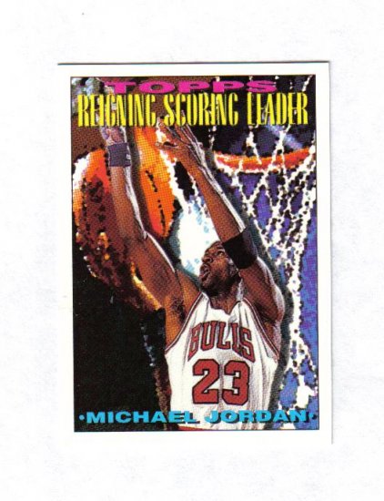 MICHAEL JORDAN 93-94 TOPPS SCORING LEADER #384
