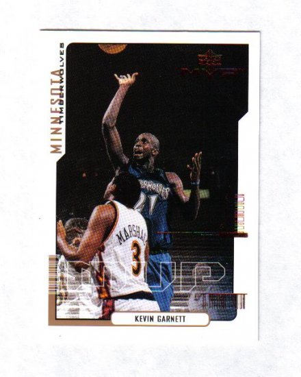 KEVIN GARNETT 00-01 COLLECTORS CHOICE CHECKLIST #190