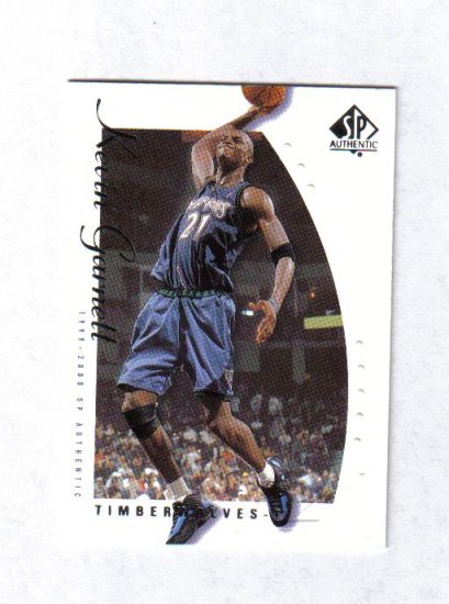 KEVIN GARNETT 99-00 SP AUTHENTIC #47