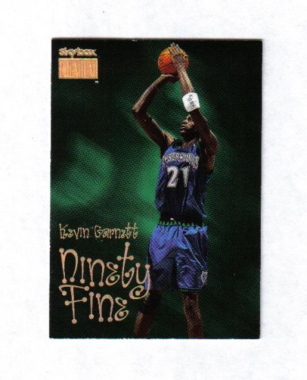 KEVIN GARNETT 98-99 SKYBOX PREMIUM NINETY FINE #218