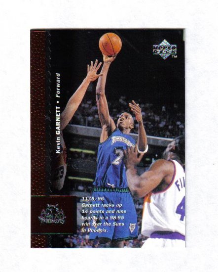 KEVIN GARNETT 96-97 UPPER DECK #251