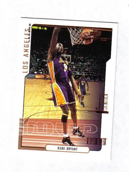 KOBE BRYANT 00-01 COLLECTORS CHOICE CHECKLIST #189