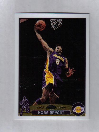 KOBE BRYANT 03-04 TOPPS CHROME #36