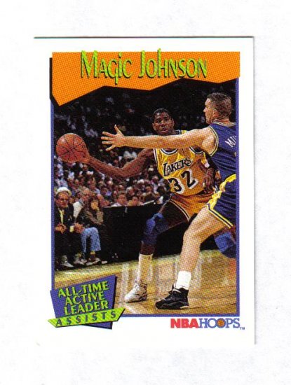 MAGIC JOHNSON 91-92 HOOPS #535