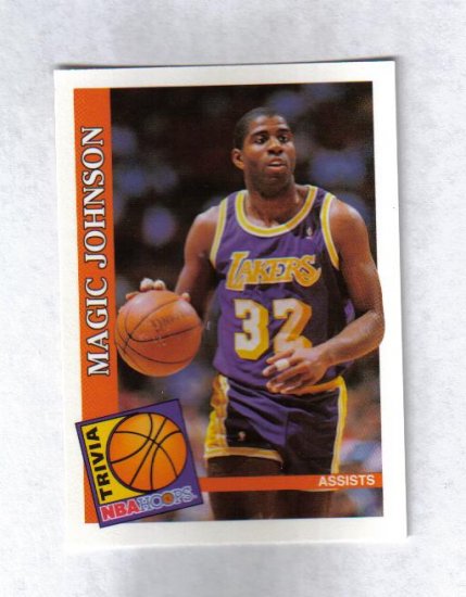 MAGIC JOHNSON 92-93 HOOPS TRIVIA #482