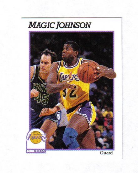 MAGIC JOHNSON 91-92 HOOPS #101
