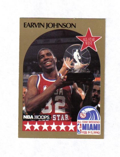 MAGIC JOHNSON 90-91 HOOPS ALL STAR #18
