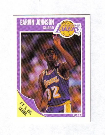 MAGIC JOHNSON 89-90 FLEER #77