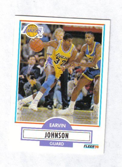 MAGIC JOHNSON 90-91 FLEER #93