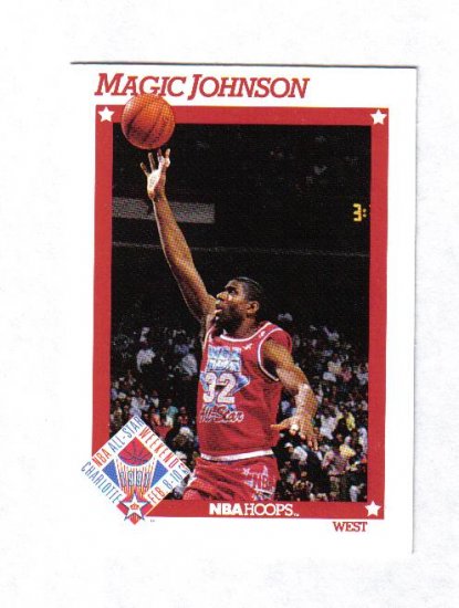 MAGIC JOHNSON 91-92 HOOPS ALL STAR #266