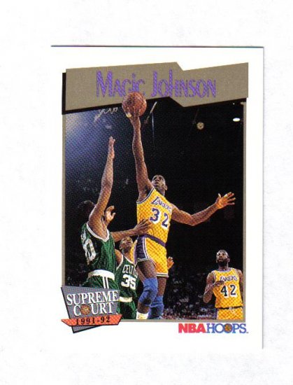 MAGIC JOHNSON 91-92 HOOPS SUPREME COURT #473