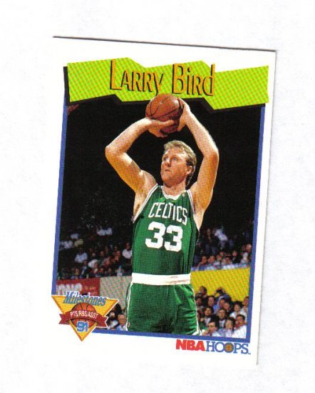 LARRY BIRD 91-92 HOOPS MILESTONE #314