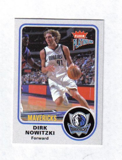 DIRK NOWITZKI 02-03 FLEER PLATINUM #79