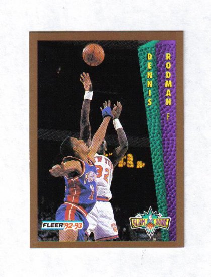DENNIS RODMAN 92-93 FLEER SLAM DUNK #289