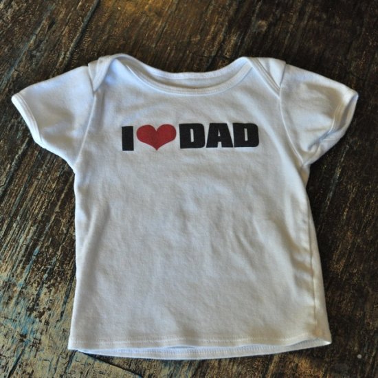 Lucky Brand "I Heart Dad" Tee