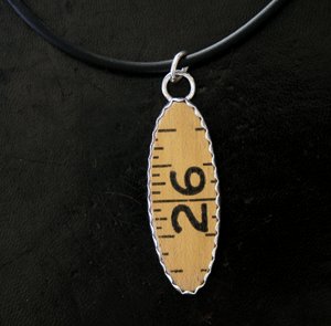 Style P25 Carpenter's Ruler Pendant