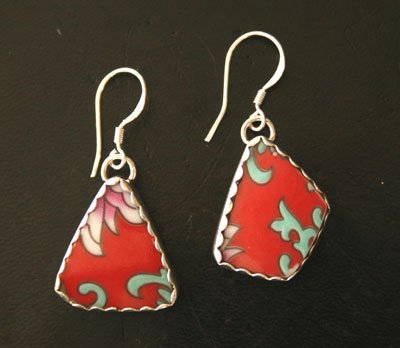 Style EP2 Chinese Soup Bowl Earrings