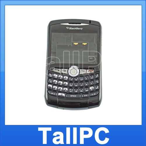 For BlackBerry Curve 8310 Full Housing Cover US Black