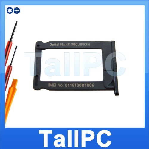 NEW iPhone 3G SIM Card Tray Holder black + tool US