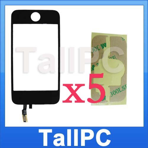 x5 NEW iphone 3G Digitizer Touch Screen +adhesive Stick