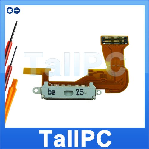 For iPhone 3G dock connector flex ribbon White US +tool