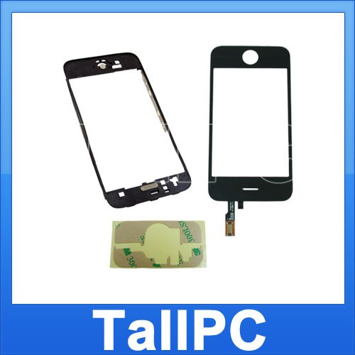 Iphone 3G Digitizer Touch + Mid Chassis + Adhesive US