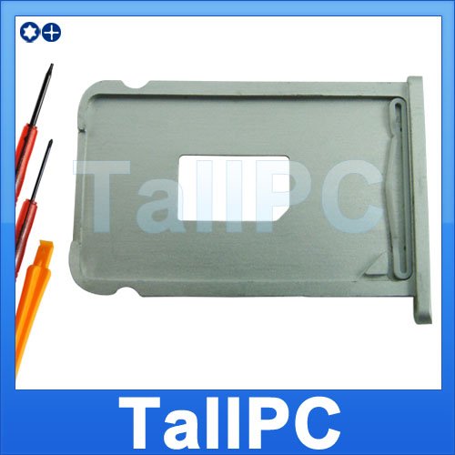 NEW IPhone 2G SIM card tray holder SILVER OEM US +tools