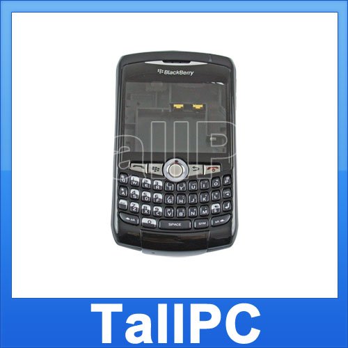 For BlackBerry Curve 8320 Full Housing Cover US Black