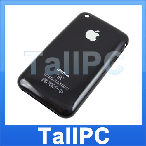 x10 New Iphone 3G Back housing Cover Case 8GB BLACK