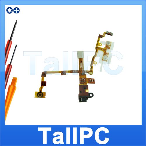 IPhone 3GS Headphone Jack Ribbon w/ Switch US +tool