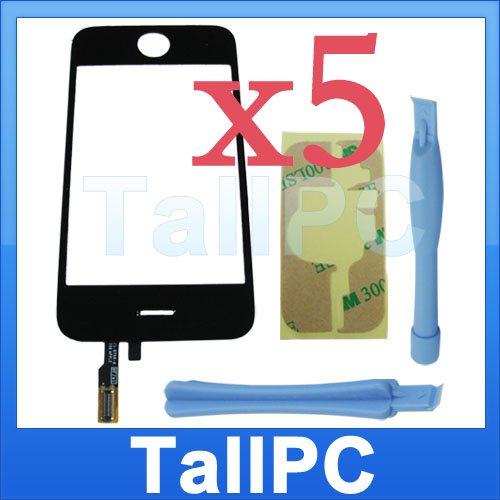 x5 iPhone 3GS Touch Screen Digitizer +Sticker +2 tools