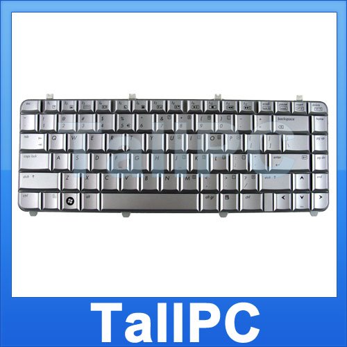 NEW HP laptop DV5-1000 DV5-1000 keyboard Silver US