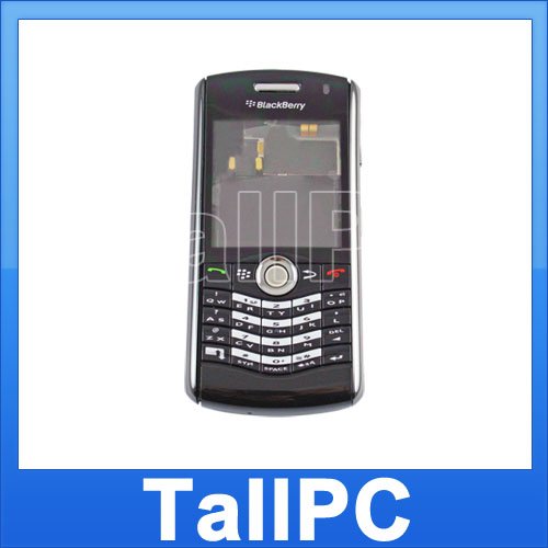 USA Blackberry Pearl 8120 Full Housing Cover Case Black