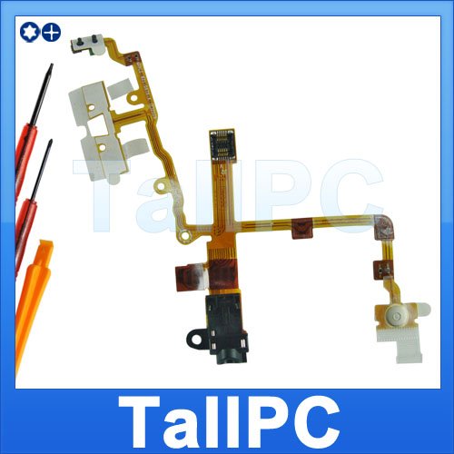 For iPhone 3G Headphone Jack flex ribbon w/ Switch US