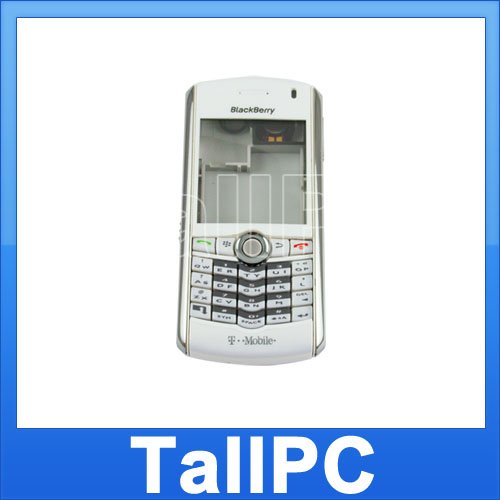 Blackberry Pearl 8100 Full Housing Cover Case White US