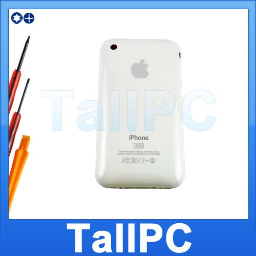 New Iphone 3GS Back Housing Cover Case 32GB White +tool
