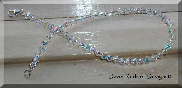 CLEAR CRYSTAL ANKLE BRACELET anklet Swarovski Crystal
