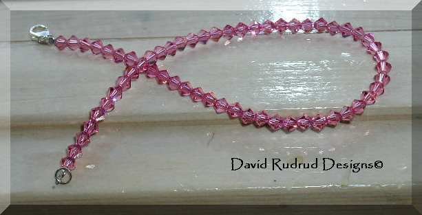 PINK CRYSTAL ANKLE BRACELET anklet Swarovski