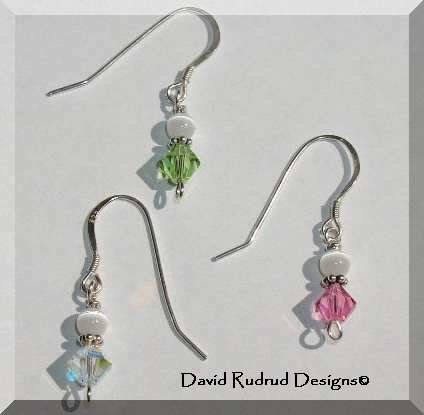 New SWAROVSKI CRYSTAL Birthstone Dangle Earrings