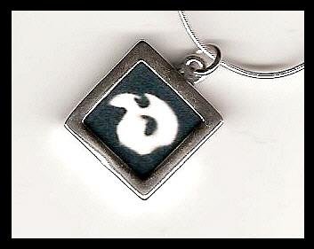 Phantom Of The Opera Charm Pendant Sterling Mask Necklace