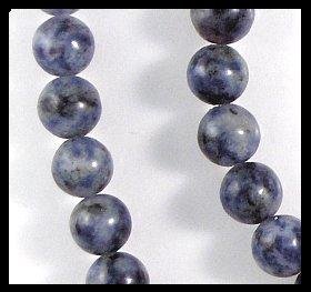 Boutique Denim Lapis Gemstone Necklace 20 inches Sterling Silver