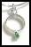 Mothers Baby Ring Birthstone Charm Gift Sterling Silver