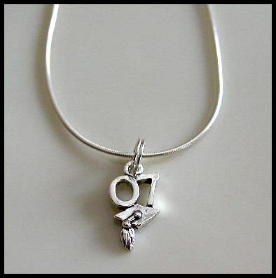 Solid Sterling Silver 2007 GRADUATION HAT Charm Necklace