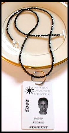 SWAROVSKI Round 30 Inch JET BLACK Crystal LANYARD Necklace Sterling Silver