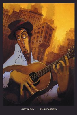 El Guitarrista by Justin Bua