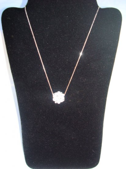 Swarovski Crystal Necklace on Sterling SIlver Chain