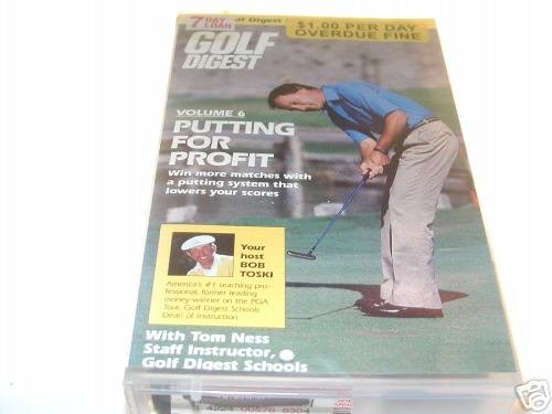 Golf Digest - V. 6 - Putting for Profit (1989, VHS)
